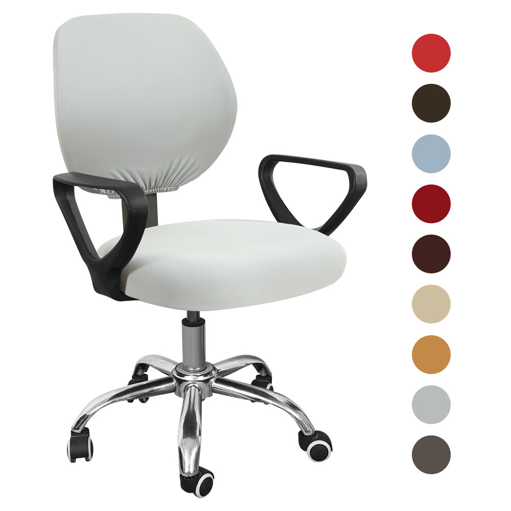 Spandex Office Elastic Chair Covers Elastic Armchair Seat Cover Rotating Lift Computer Chair Slipcover Strech Seat Protector Home Decor Removable Slipcovers