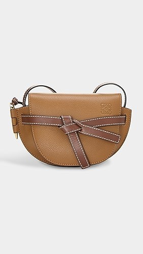 Loewe Brown Grained Calfskin Gate Mini Bag